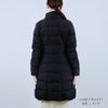 タトラス TATRAS レディース ロングダウン ダウンジャケット ファー ブロックステッチ ジップアップ フーディ― GANO ガノ LJXA0016013588 BLACK
