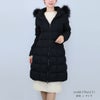 タトラス TATRAS レディース ロングダウン ダウンジャケット ファー ブロックステッチ ジップアップ フーディ― GANO ガノ LJXA0016013588 BLACK