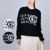 エムエムシックス メゾンマルジェラ MM6 MAISON MARGIELA キッズセーター レディースセーター ロゴニット MM6K49U-M60882
