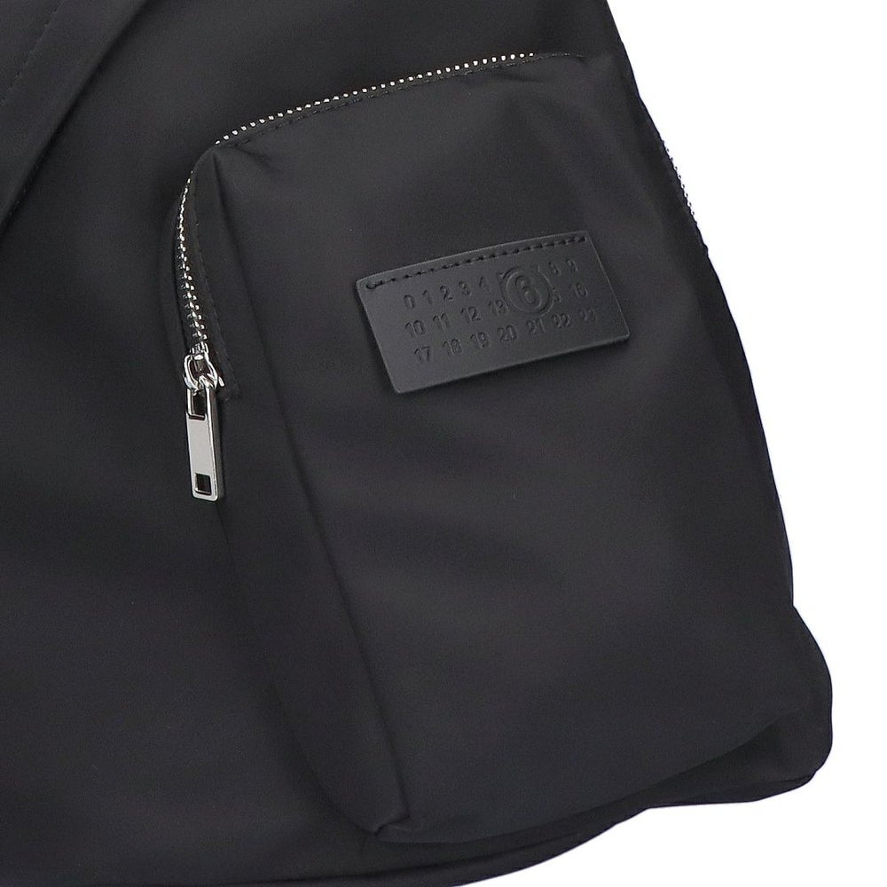 エムエムシックス メゾンマルジェラ MM6 MAISON MARGIELA ショルダーバッグ ボディバッグ クロスボディ ポケットナイロンスリングバッグ ジャパニーズ SB5WG0019P8504 T8013 BLACK