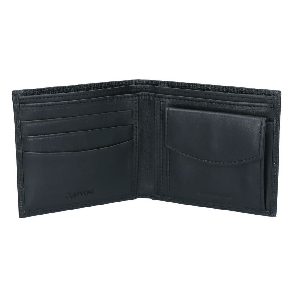 カルバンクライン CALVIN KLEIN メンズ 折財布 二つ折り 小銭入れ付き BILLFOLD WITH COIN POCKET 31CK130009 BLACK