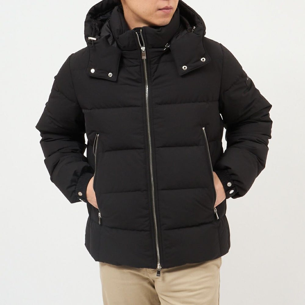 タトラス TATRAS メンズ ダウンジャケット フルジップ フーディ DINANDO ディナンド MJXA0035013588 01BLACK