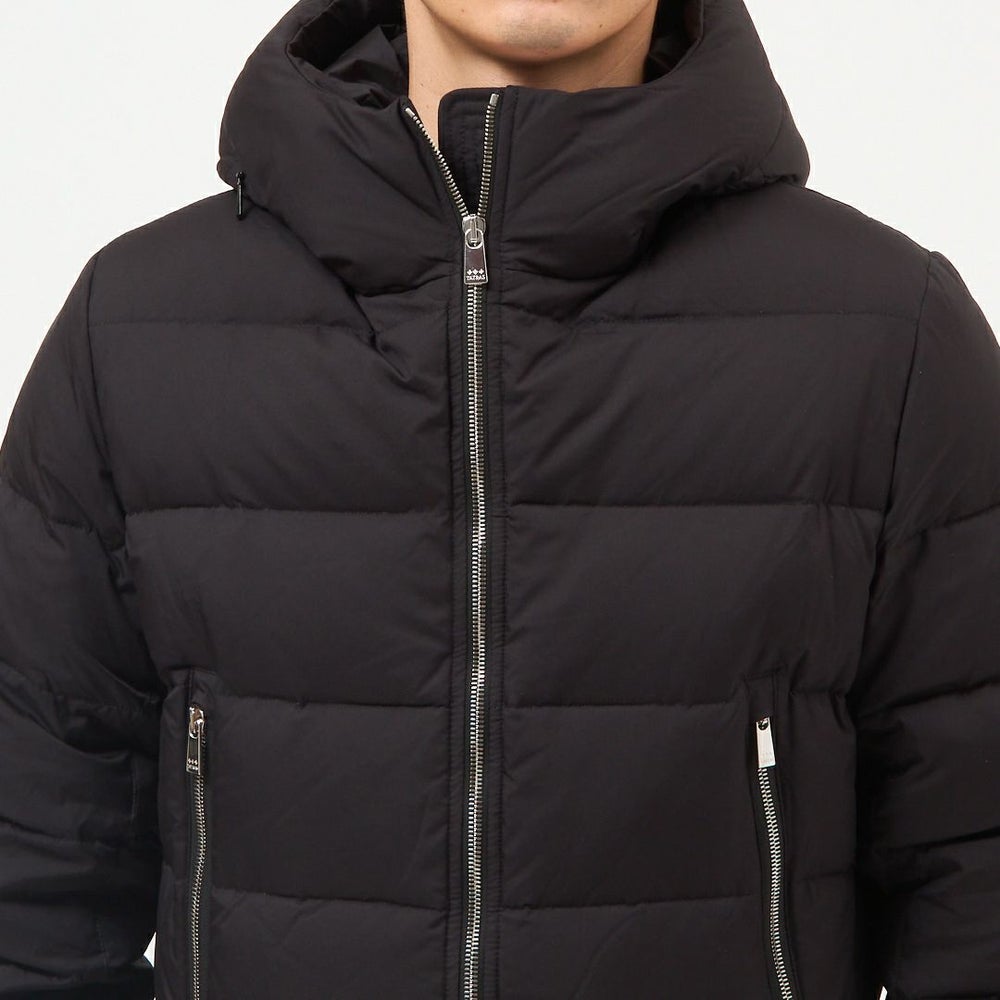 タトラス TATRAS メンズ ダウンジャケット フルジップ フーディ CIZIO シツィオ MJXA0017013588 01BLACK