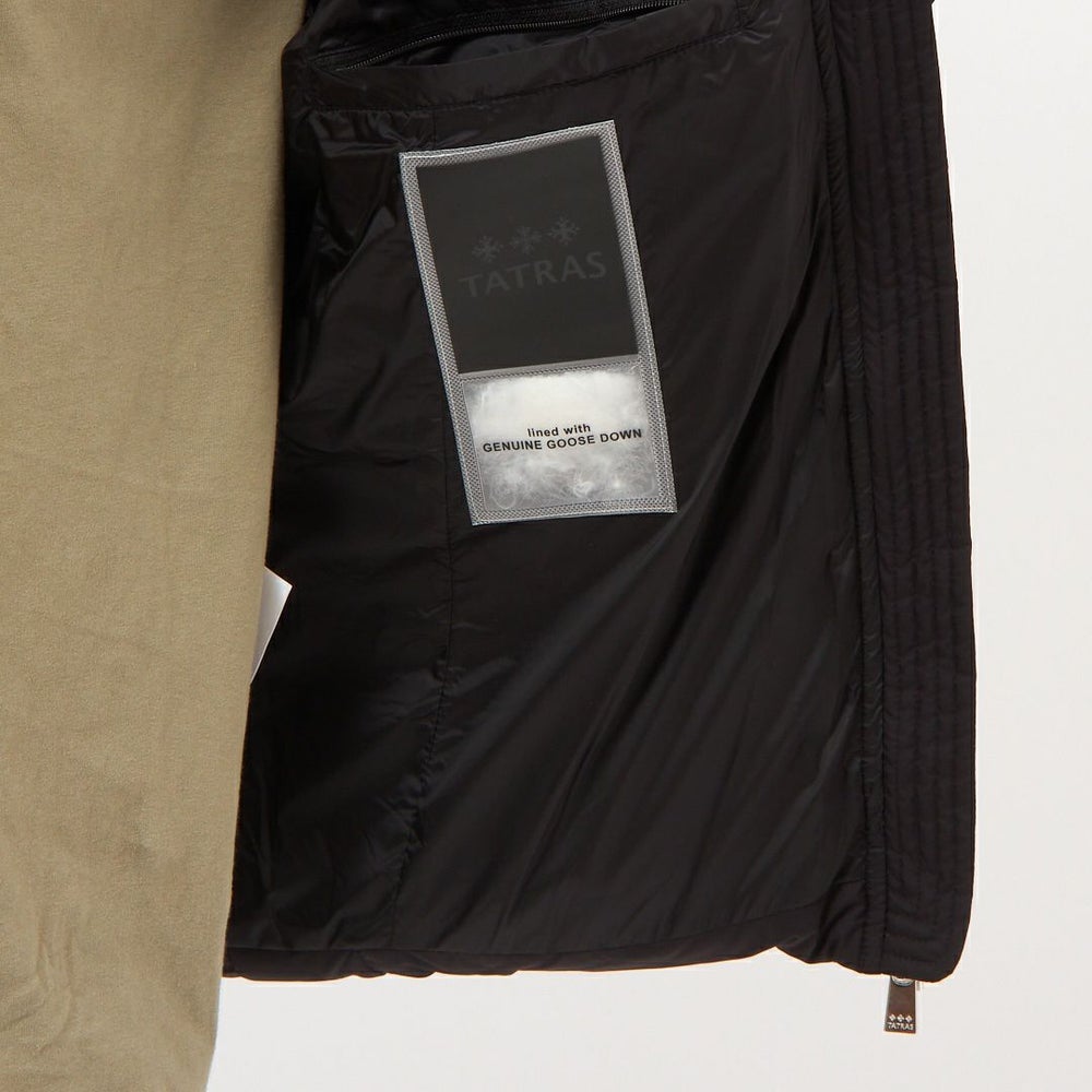 タトラス TATRAS メンズ ダウンジャケット フルジップ フーディ CIZIO シツィオ MJXA0017013588 01BLACK