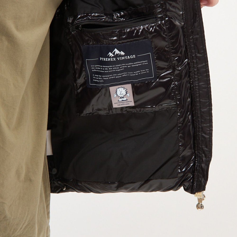 ピレネックス PYRENEX メンズダウンベスト メンズアウター ダウンブルゾン ジレ フルジップ JOHN VEST DOWN HUY021 P0009 BLACK