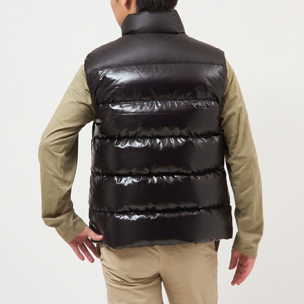 ピレネックス PYRENEX メンズダウンベスト メンズアウター ダウンブルゾン ジレ フルジップ JOHN VEST DOWN HUY021 P0009 BLACK