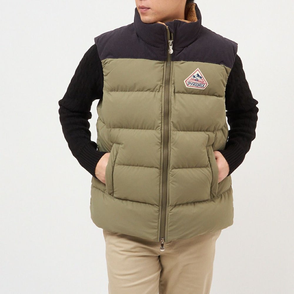 ピレネックス PYRENEX メンズ ダウンベスト RETRO JOHN HUY012P MERMAID