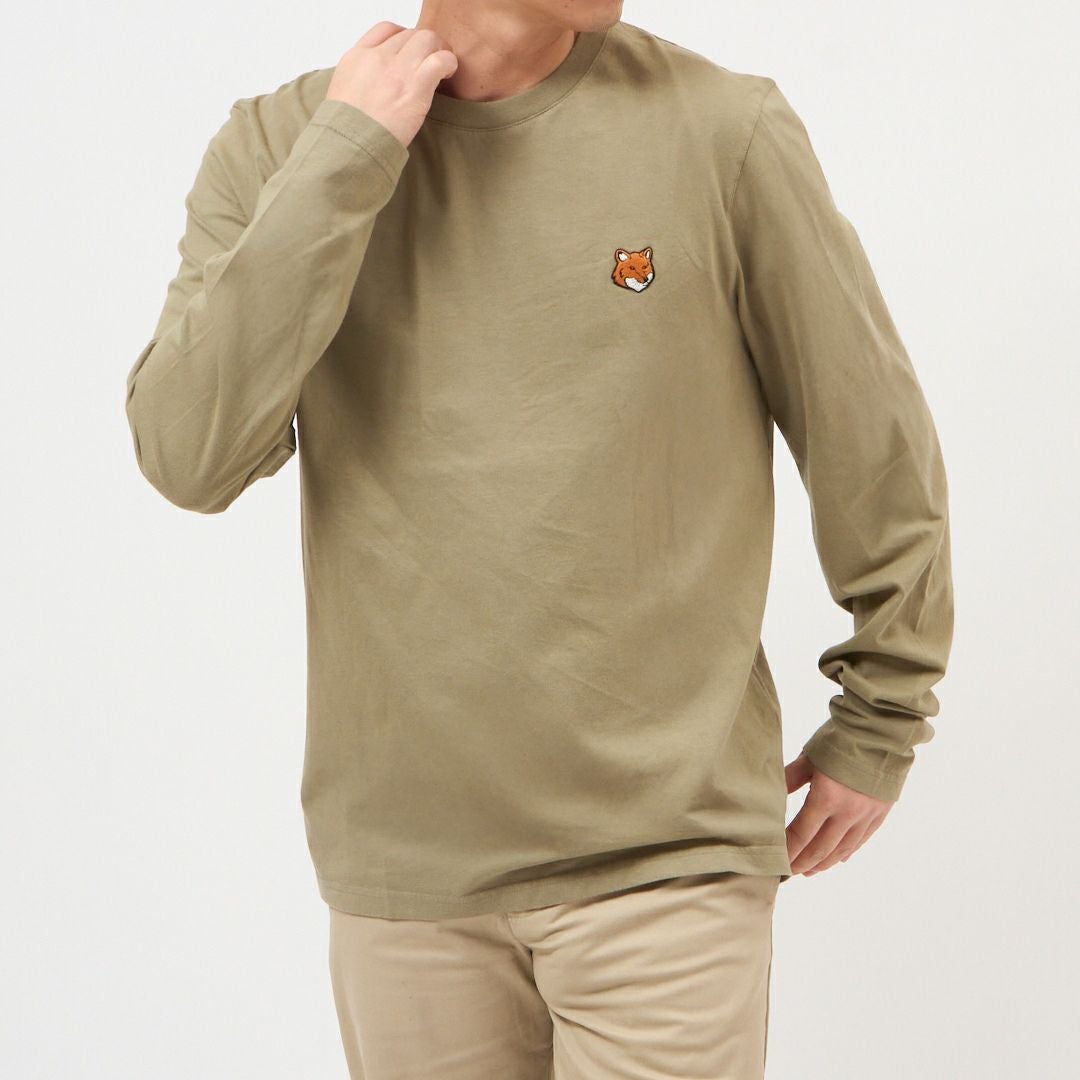 メゾンキツネ MAISON KITSUNE メンズ 長袖 Tシャツ フォックスヘッド