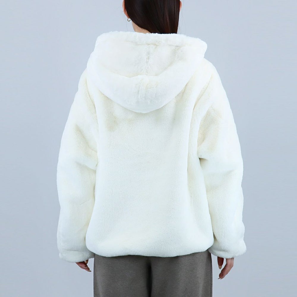 タトラス TATRAS レディースジャケット もこもこ エコファー ボアブルゾン ボアジャケット フルジップ フーディ YUMOLA ユモラ LJXA0039033588