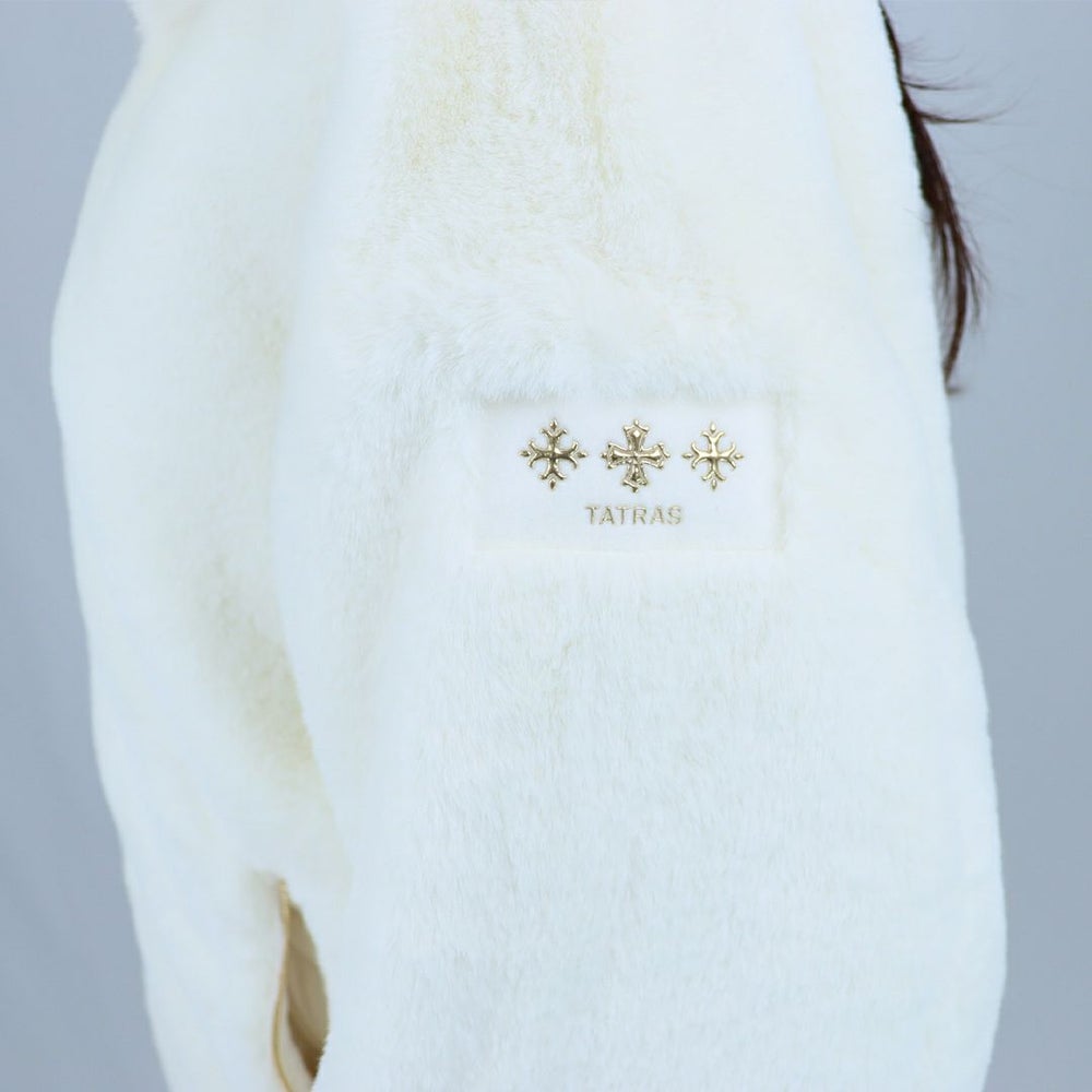 タトラス TATRAS レディースジャケット もこもこ エコファー ボアブルゾン ボアジャケット フルジップ スタンドカラー BARBRA バルブラ LJXA0038033588