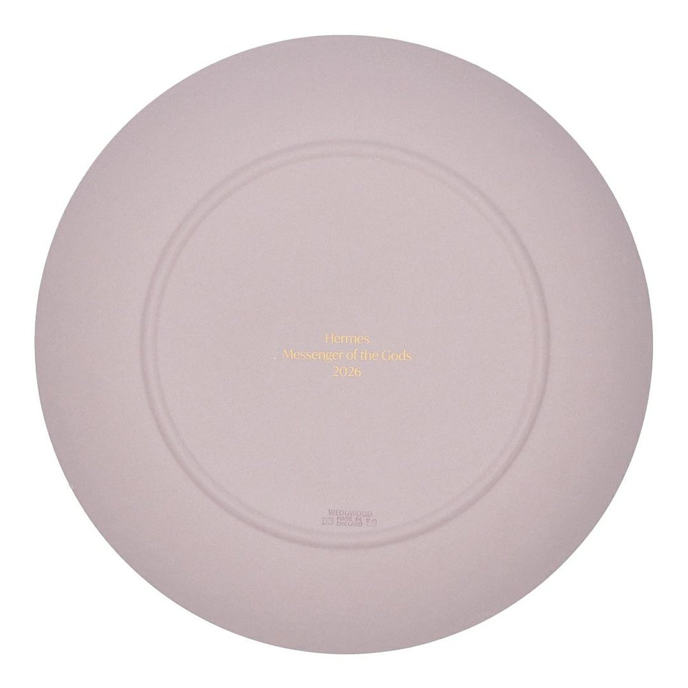 ウェッジウッド WEDGWOOD ラウンドトレイ 皿 置物 イヤープレート 2026 ジャスパーウェア 75611 ストーンウェア 【お取り寄せ】