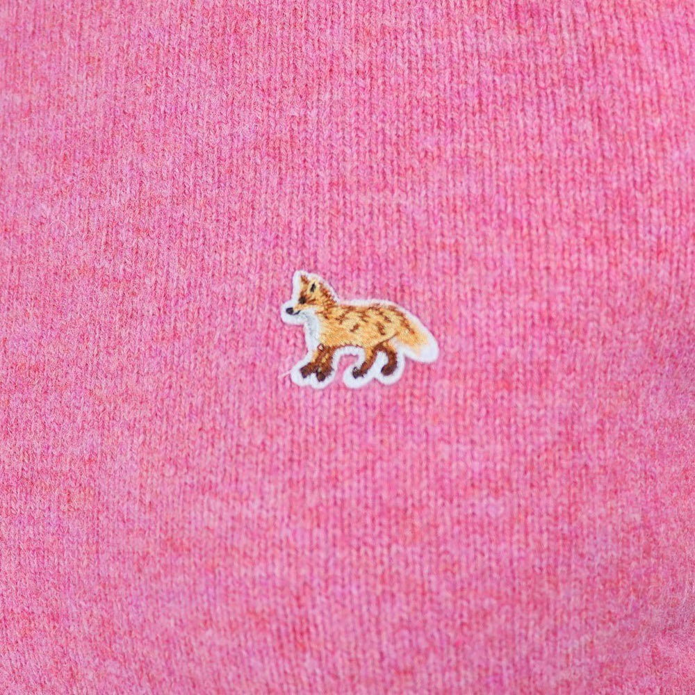 メゾンキツネ MAISON KITSUNE レディース ニット クルーネックセーター ベイビー フォックス ラムズウール レギュラー ジャンパー PW00817KT1006 0327 PALE ROSE