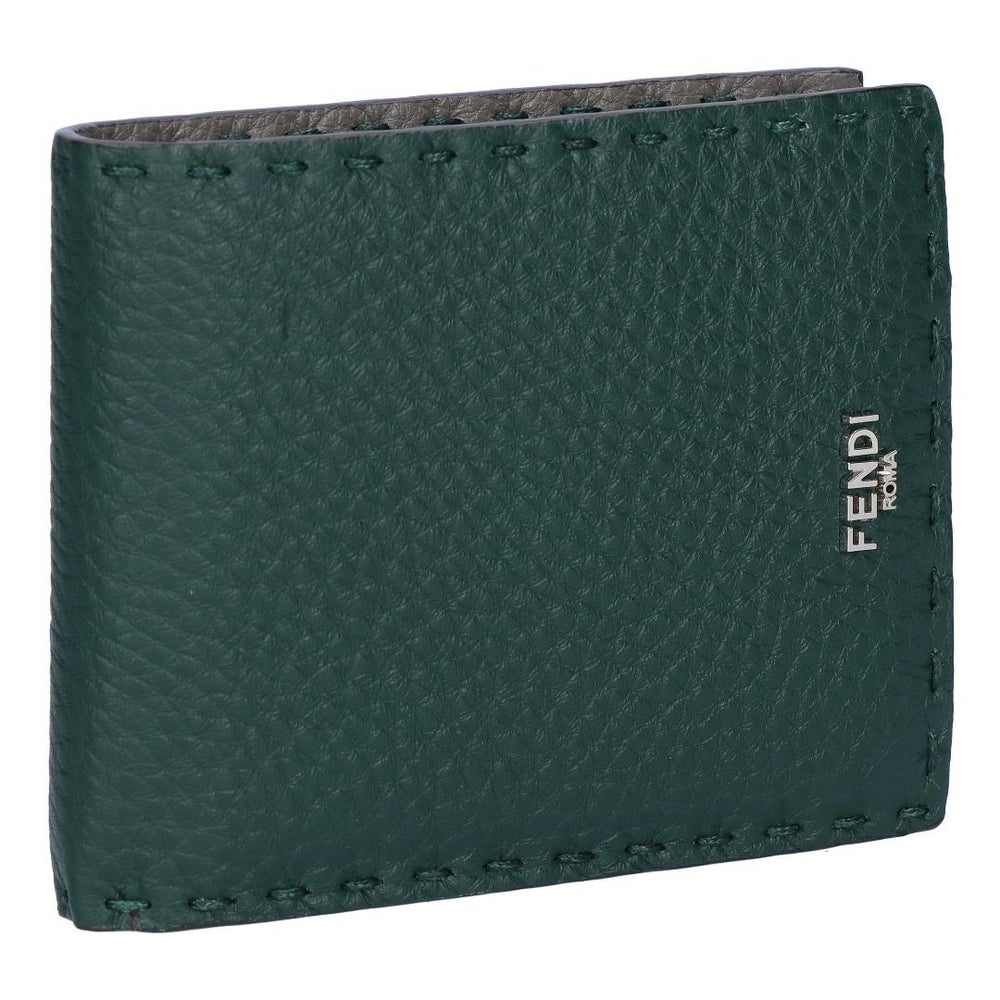 フェンディ FENDI メンズ 折財布 ニつ折り財布 小銭入れ付き SELLERIA セレリア 7M0194 AP3C F1TUN VERDE NORI+ARGILLA+P
