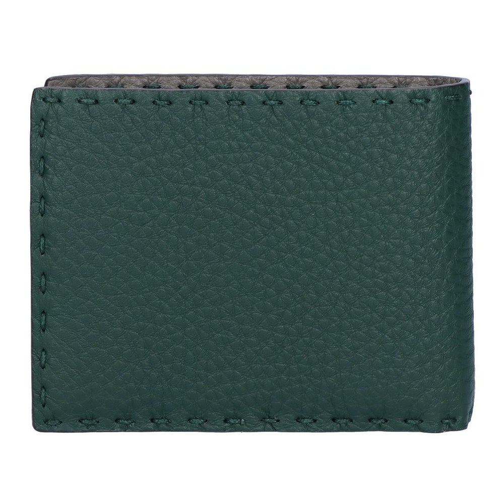 フェンディ FENDI メンズ 折財布 ニつ折り財布 小銭入れ付き SELLERIA セレリア 7M0194 AP3C F1TUN VERDE NORI+ARGILLA+P