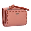 フェンディ FENDI 折財布 三つ折り財布 ピーカブー セレリア 8M0499 AURN F1TWR SIENNA+PALLADIUM マイクロ