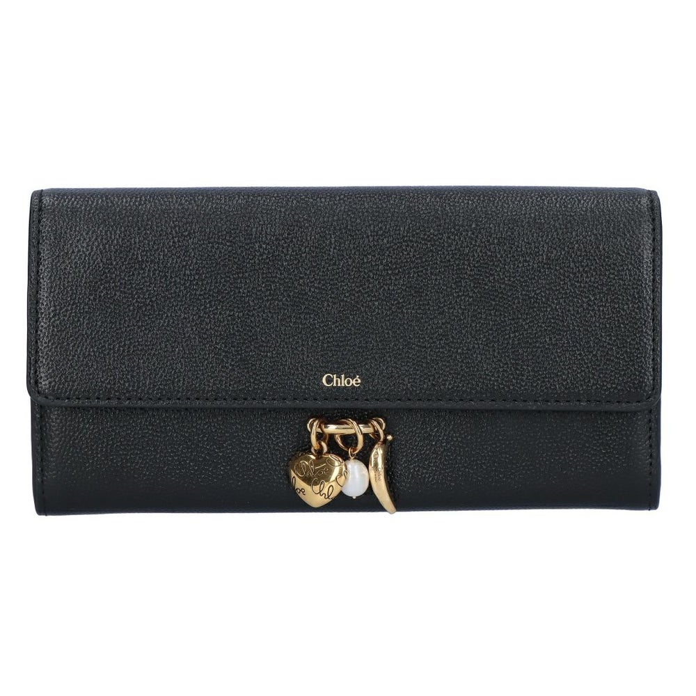クロエ CHLOE 長財布 CHLOE CHARMS クロエチャームズ CH25AP987Q12 001 BLACK 【お取り寄せ】