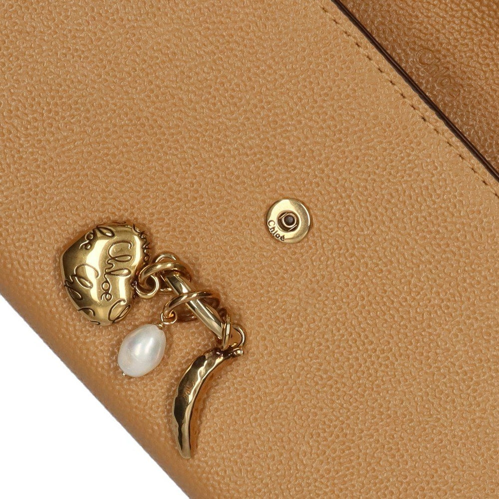 クロエ CHLOE 長財布 CHLOE CHARMS クロエチャームズ CH25AP987Q12 268 BISCOTTI BEIGE 【お取り寄せ】