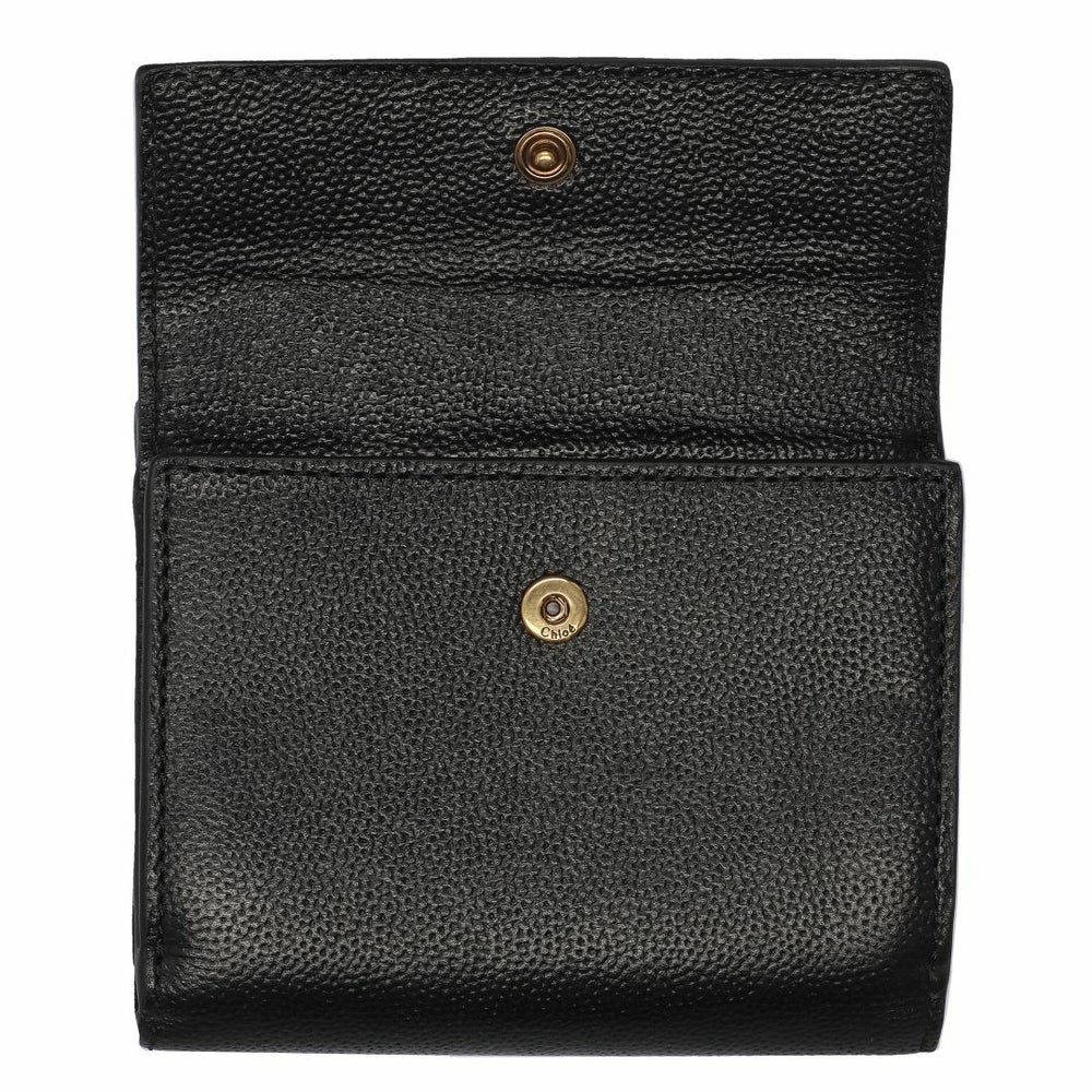 クロエ CHLOE 折財布 三つ折り財布 CHLOE CHARMS クロエチャームズ CH25AP976Q12 001 BLACK 【お取り寄せ】