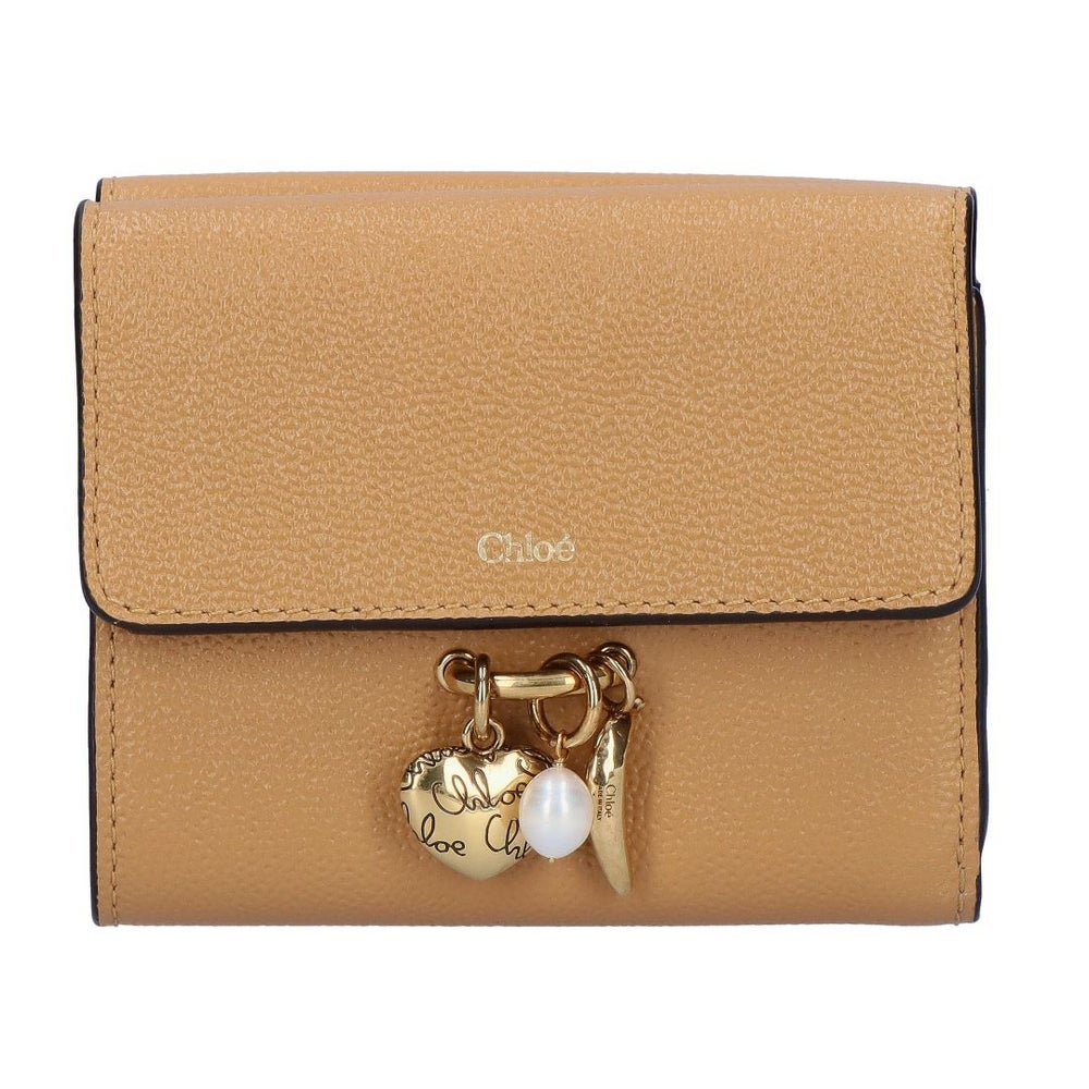 クロエ CHLOE 折財布 三つ折り財布 CHLOE CHARMS クロエチャームズ CH25AP976Q12 268 BISCOTTI BEIGE 【お取り寄せ】