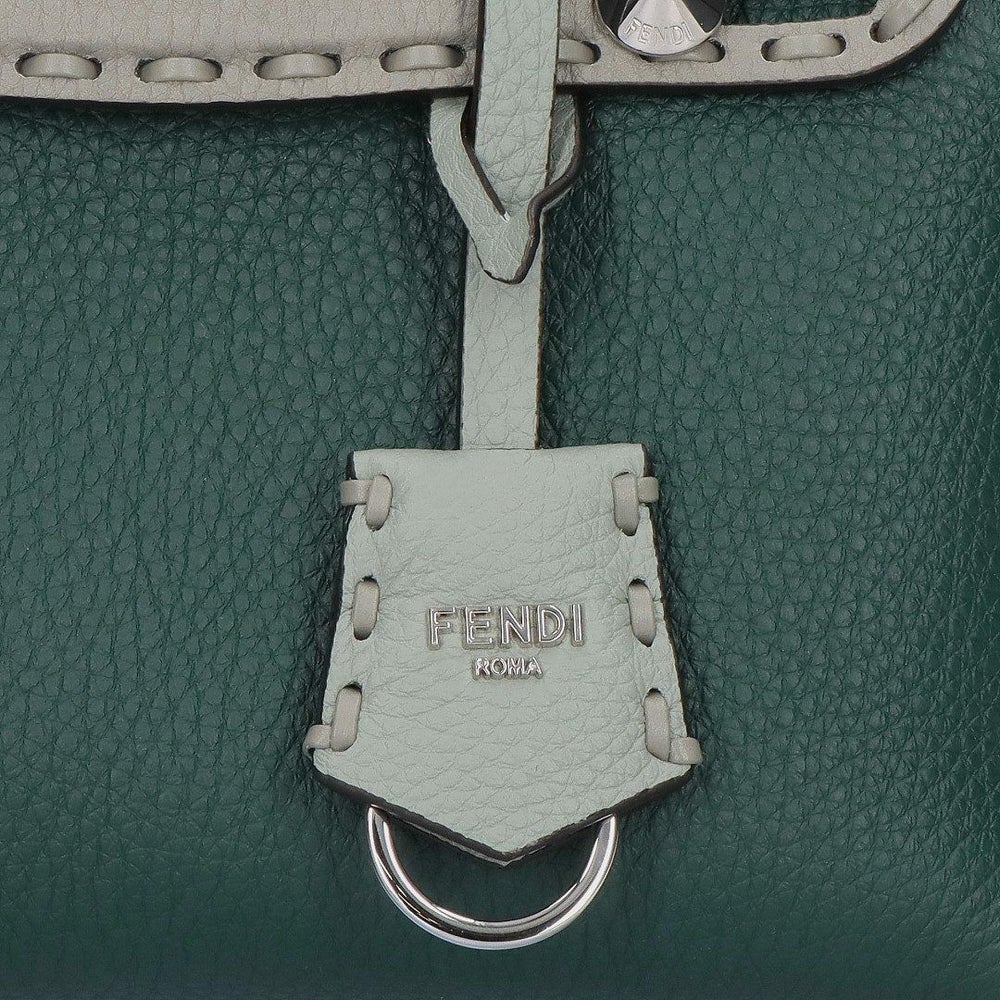 フェンディ FENDI 2WAYバッグ BY THE WAY SOFT SELLERIA MACRO バイザウェイ セレリア ミニ 8BS098 AV1J-F1TDY ROME MIX GREEN NORI+DOVE 【お取り寄せ】