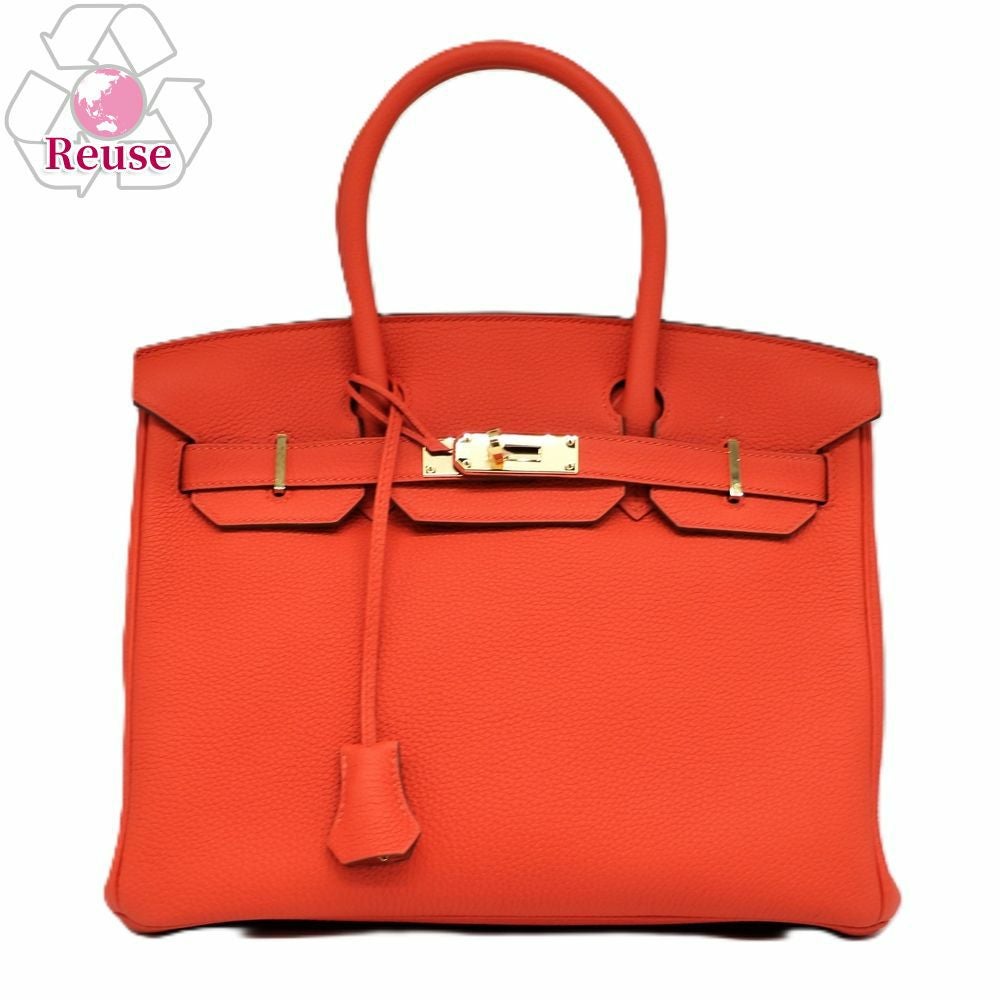 【リユース品】 エルメス HERMES バッグ ハンドバッグ バーキン30 カプシーヌ/ゴールド金具 【お取り寄せ】