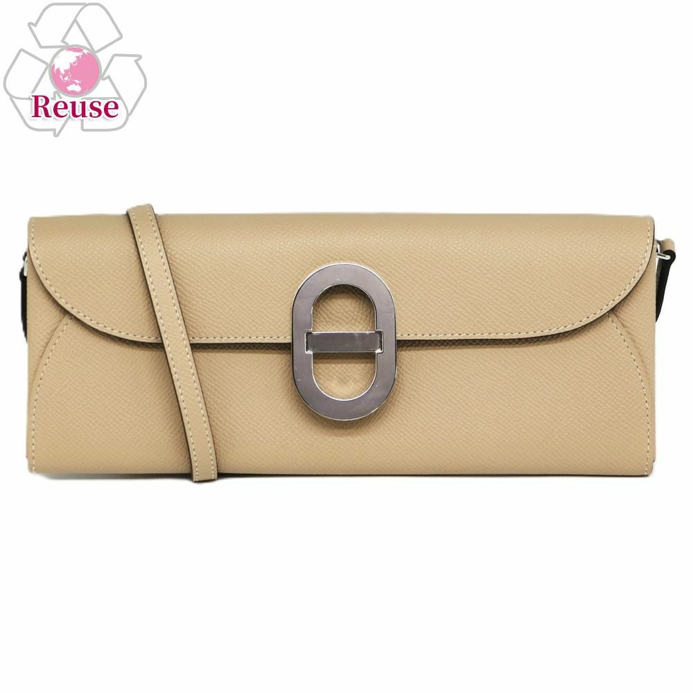 【リユース品】 エルメス HERMES バッグ ショルダーバッグ シェーヌダンクルトゥーゴー ベージュ系/シルバー金具 【お取り寄せ】
