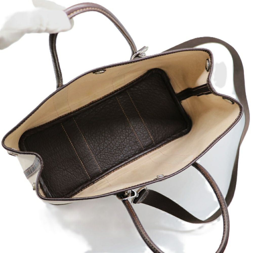 【リユース品】 エルメス HERMES バッグ ハンドバッグ ガーデンパーティTPM アイボリー系 【お取り寄せ】