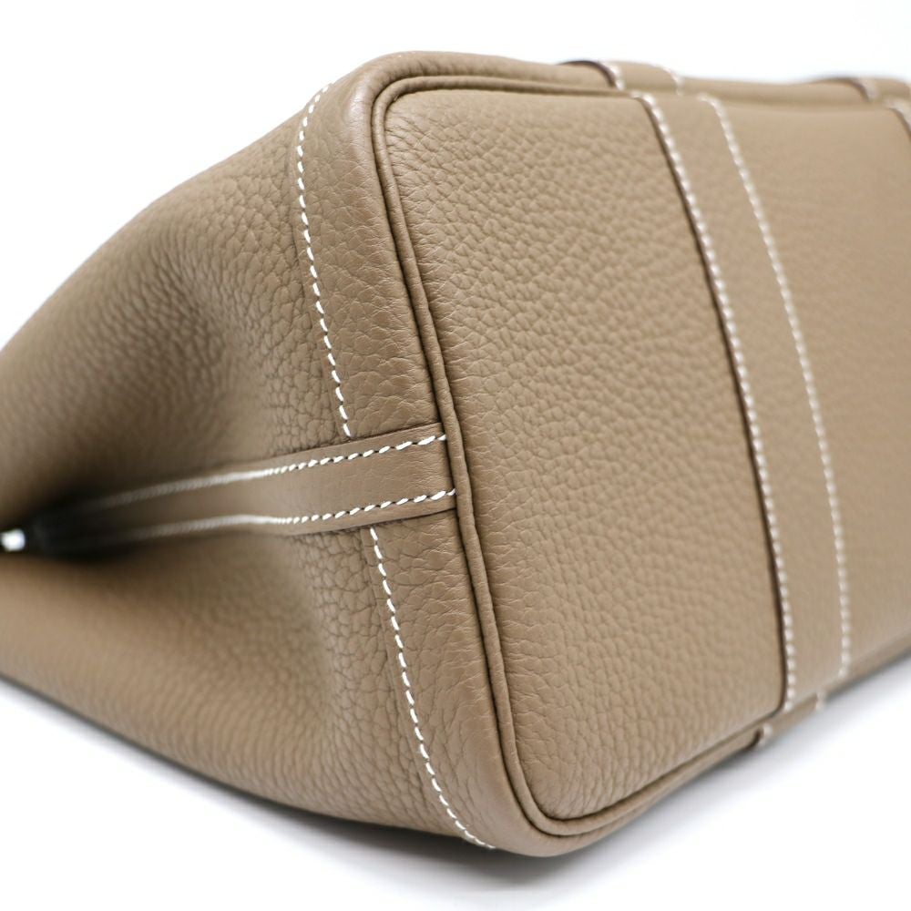 【リユース品】 エルメス HERMES バッグ ハンドバッグ ガーデンパーティPM エトゥープ 【お取り寄せ】