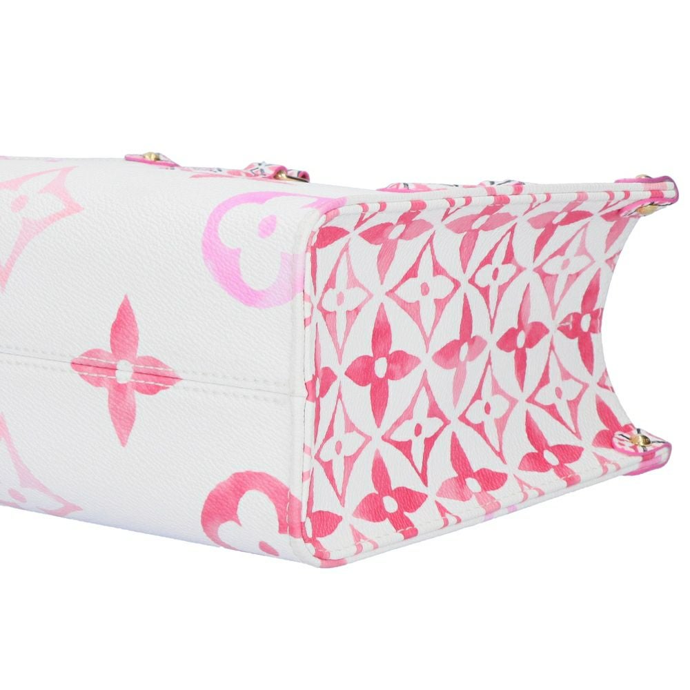 【リユース品】 ルイヴィトン LOUIS VUITTON バッグ 2WAYバッグ オンザゴーPM バイ・ザ・プール フラワータイル M22976 ピンク系/ホワイト 【お取り寄せ】