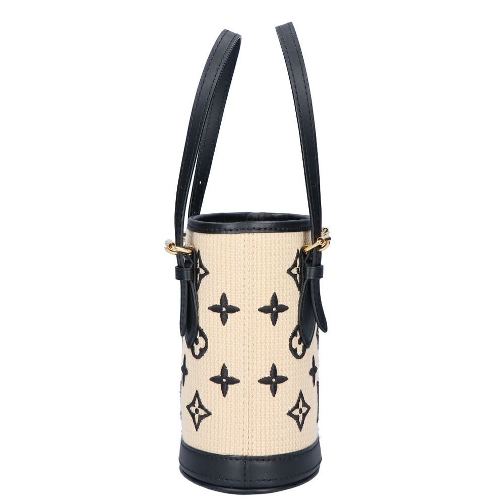 【リユース品】 ルイヴィトン LOUIS VUITTON バッグ 2WAYバッグ ナノバケット M82418 ベージュ系/ブラック 【お取り寄せ】