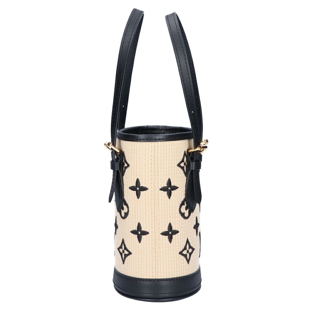 【リユース品】 ルイヴィトン LOUIS VUITTON バッグ 2WAYバッグ ナノバケット M82418 ベージュ系/ブラック 【お取り寄せ】