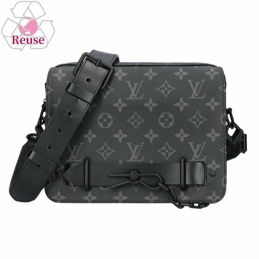 【リユース品】 ルイヴィトン LOUIS VUITTON バッグ ショルダーバッグ スティ―マメッセンジャー M45585 ブラック/ブラック金具 【お取り寄せ】