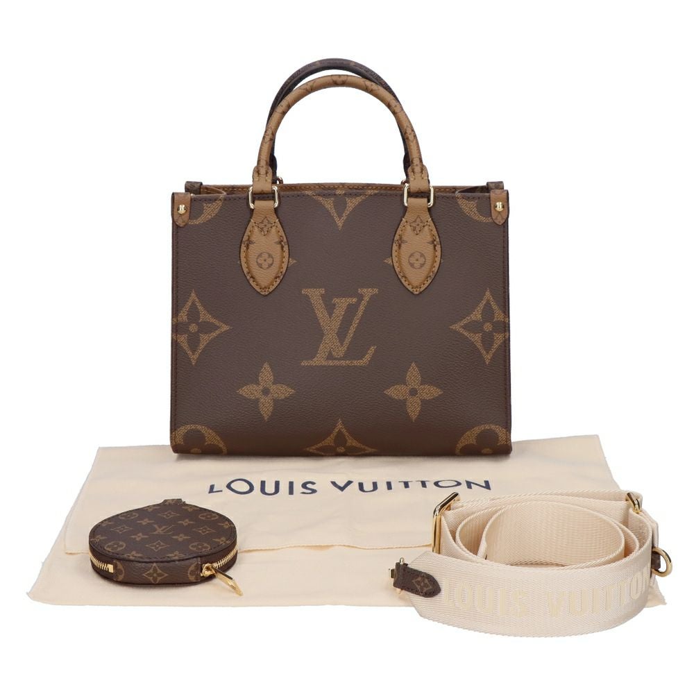 【リユース品】 ルイヴィトン LOUIS VUITTON バッグ 2WAYバッグ オンザゴーPM M46372 	ブラウン系 【お取り寄せ】