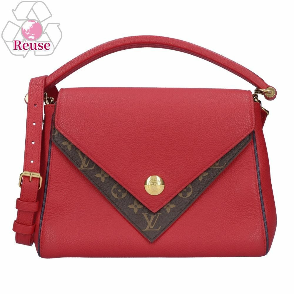 【リユース品】 ルイヴィトン LOUIS VUITTON バッグ 2WAYバッグ ドゥブルV M54624 レッド/ブラウン系 【お取り寄せ】