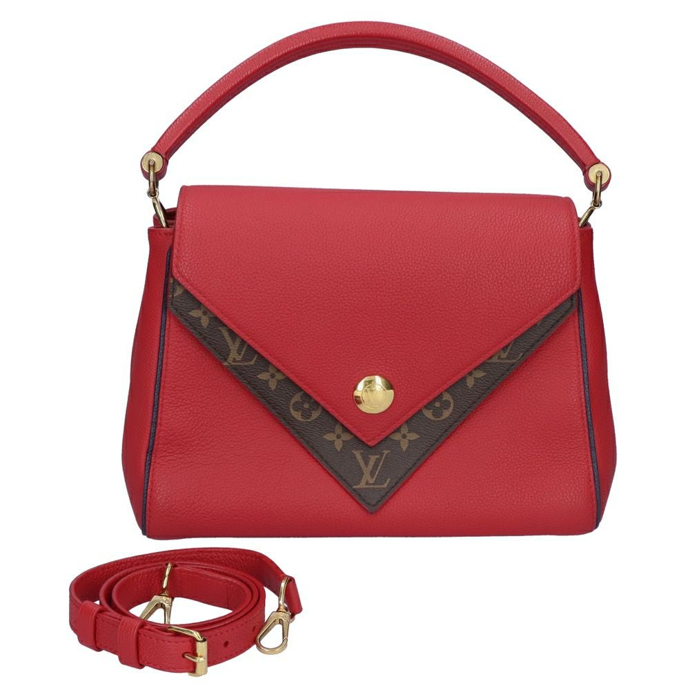 【リユース品】 ルイヴィトン LOUIS VUITTON バッグ 2WAYバッグ ドゥブルV M54624 レッド/ブラウン系 【お取り寄せ】