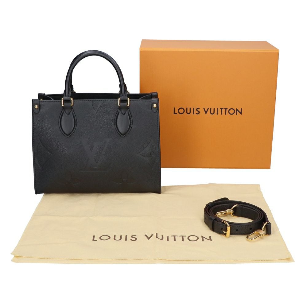 【リユース品】 ルイヴィトン LOUIS VUITTON バッグ 2WAYバッグ オンザゴーPM M45653 ブラック 【お取り寄せ】