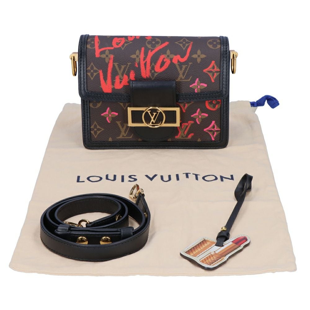 【リユース品】 ルイヴィトン LOUIS VUITTON バッグ ショルダーバッグ ドーフィーヌMINI フォールインラブ M45889 ブラウン系 【お取り寄せ】