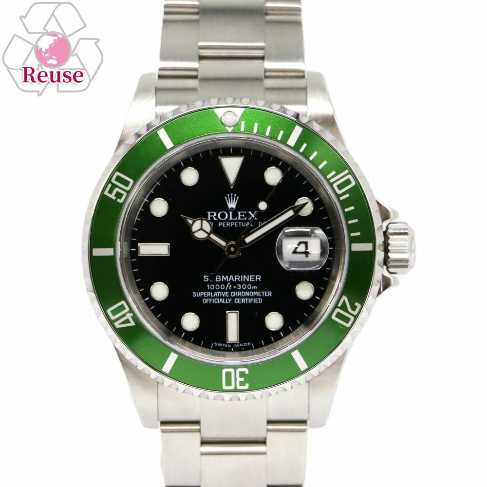【リユース品】 ロレックス ROLEX 腕時計 メンズウォッチ サブマリーナーデイト 16610LV 文字盤：ブラック 【お取り寄せ】