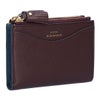 アニヤハインドマーチ ANYA HINDMARCH 折り財布 ニつ折財布 PEEPING EYES ピーピング アイズ 204873/5050925204873 CLARET スモール ダブルジップ ウォレット