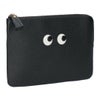 アニヤハインドマーチ ANYA HINDMARCH ポーチ LOOSE POCKET EYES ルース ポケット アイズ 193634/5050925193634 BLACK CAPRA