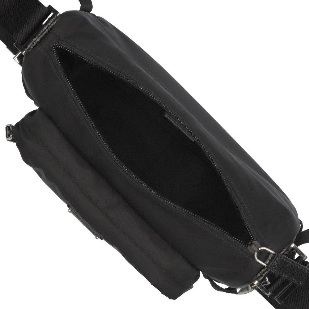 プラダ PRADA ショルダーバッグ ミディアム RE-NYLON サフィアーノレザー 2VH192 2DMG OOO F0002 NERO