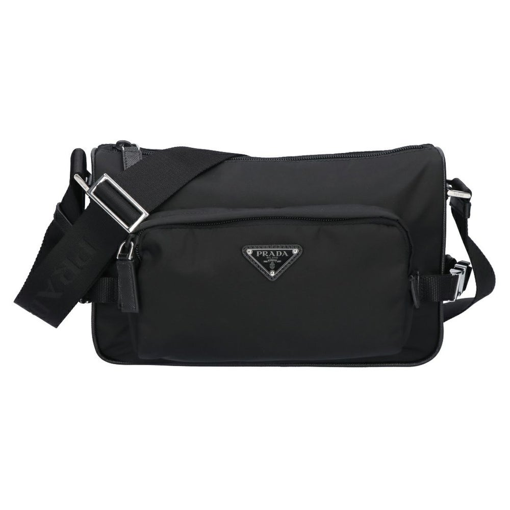 プラダ PRADA ショルダーバッグ ミディアム RE-NYLON サフィアーノレザー 2VH192 2DMG OOO F0002 NERO