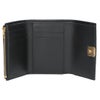 ロエベ LOEWE 折財布 三つ折り財布 アナグラム ヴァーティカル ウォレットスモール C821S33X12 1206 BLACK/GOLD 【お取り寄せ】
