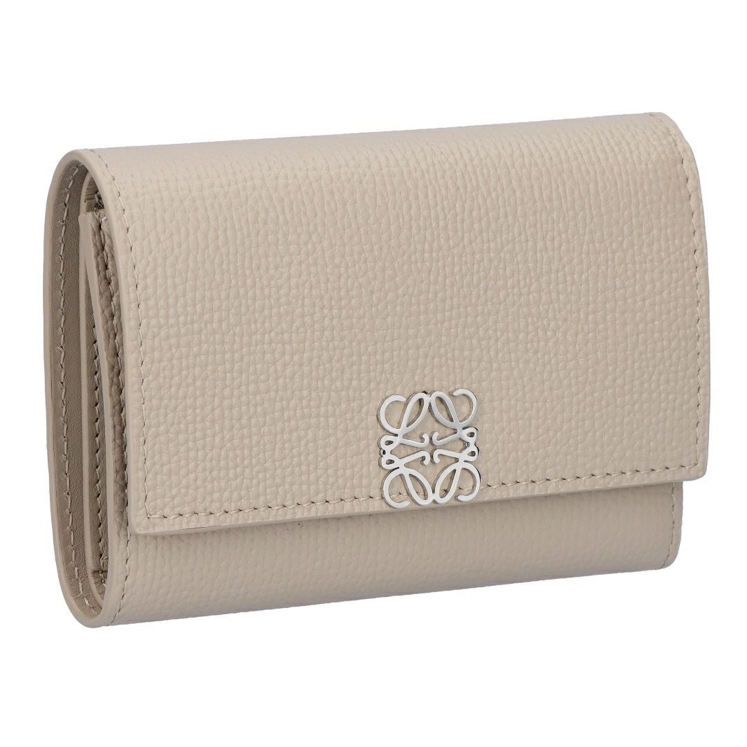 LOEWE(ロエベ) 3つ折り財布美品  キャッツ トライフォールド ウォレット C643TR2X54 モカ Louis Wainコラボ Cats trifold wallet in classic calfskin Brown - LOEWE