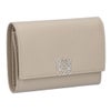 ロエベ LOEWE 折財布 三つ折り財布 アナグラム ヴァーティカル ウォレット スモール C821S33X12 5541 CLAY 【お取り寄せ】