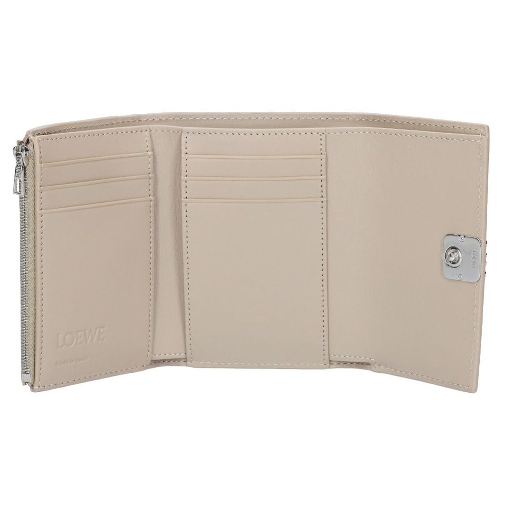 ロエベ LOEWE 折財布 三つ折り財布 アナグラム ヴァーティカル ウォレット スモール C821S33X12 5541 CLAY 【お取り寄せ】