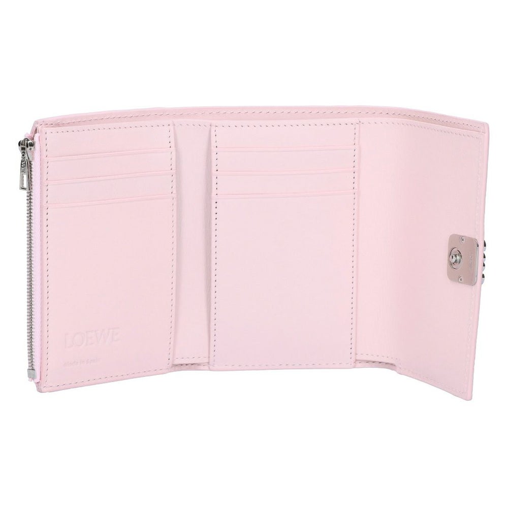ロエベ LOEWE 折財布 三つ折り財布 アナグラム ヴァーティカル ウォレット スモール C821S33X12 7795 BLOSSOM 【お取り寄せ】