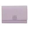 ロエベ LOEWE 折財布 三つ折り財布 アナグラム ヴァーティカル ウォレット スモール C821S33X14 5678 DIRTY MAUVE 【お取り寄せ】