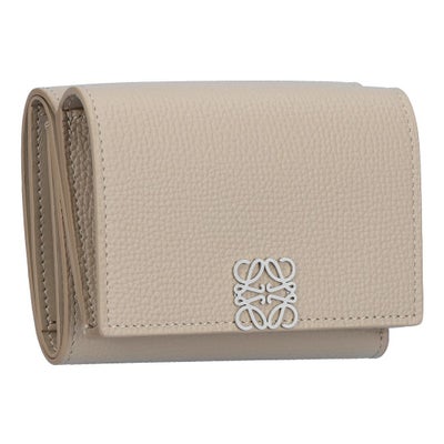 ロエベ LOEWE 折財布 三つ折り財布 アナグラム トライフォールド 