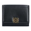 ロエベ LOEWE 折財布 三つ折り財布 アナグラム トライフォールド ウォレット C821TR2X10 1100 NEGRO/BLACK 【お取り寄せ】